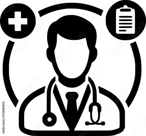 Doctor, Medical Staff, Healthcare Icon