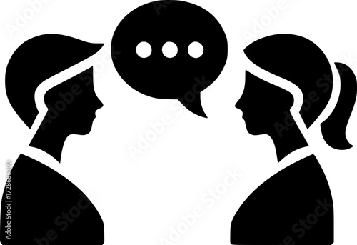 Icono de Conversación, Consulta, Comunicación