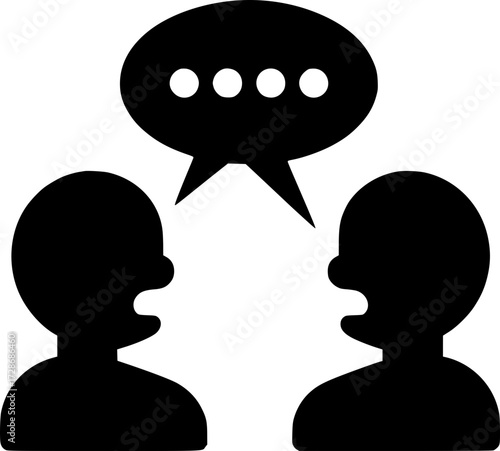 Icono de Conversación, Consulta, Comunicación