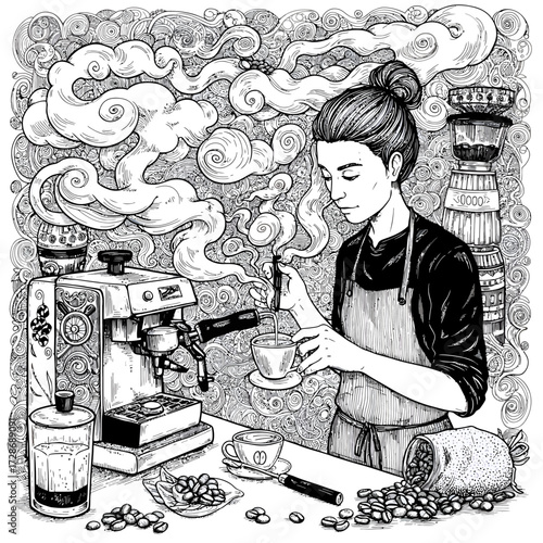 Barista at Work