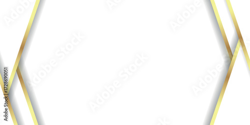 Luxurious and elegant white abstract background with sparkling gold diagonal lines. Premium vector illustration for certificates, award cards, invitations. VOL. 2
