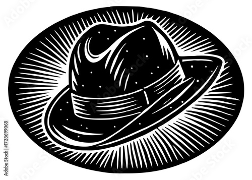 Explorer Hat Silhouette, Columbus Day Adventure SVG, PNG