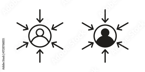 Photos Customer centricity icon clipart and lineart vector symbols