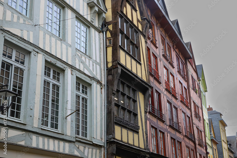 Fototapeta premium pans de bois de Rouen