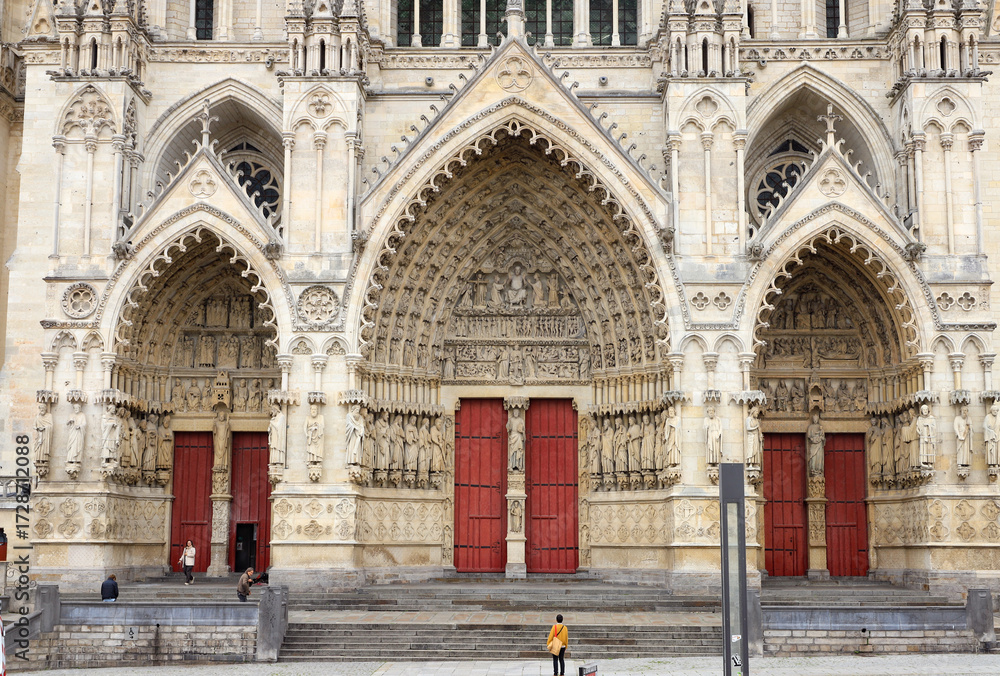 Fototapeta premium cathédrale d'Amiens