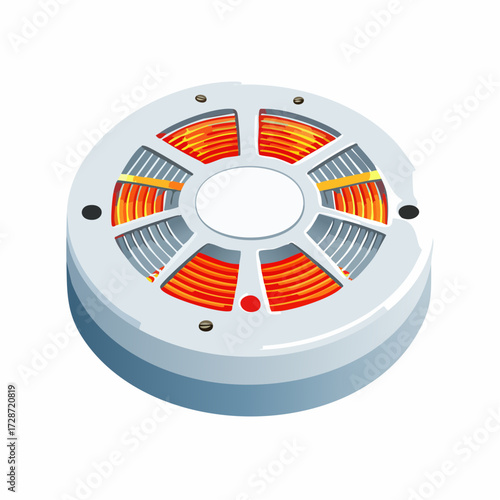 Cheerful construction worker in a hard hat holding a lifebuoy, a vibrant vector illustration, metaphorically raising the flag for safety and readiness in a bright and inviting design