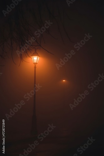 street lamp , AI Generated.