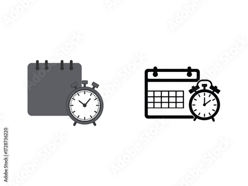 watch and clock set 