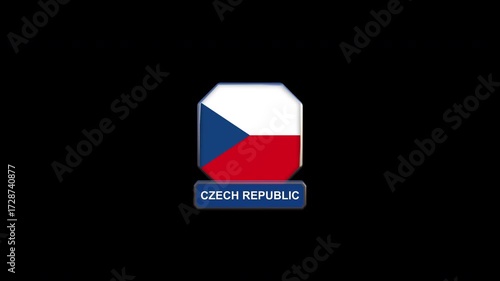 Czech Republic Map Animation