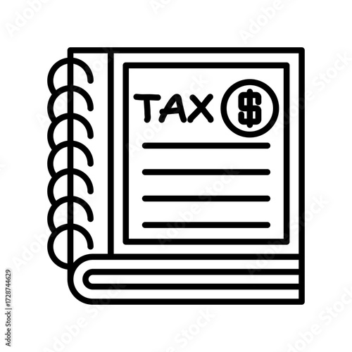 Tax Book Icon