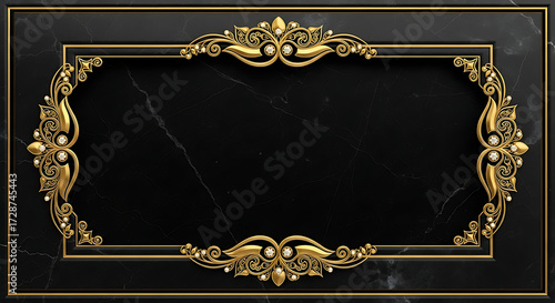 Ornate Black Frame