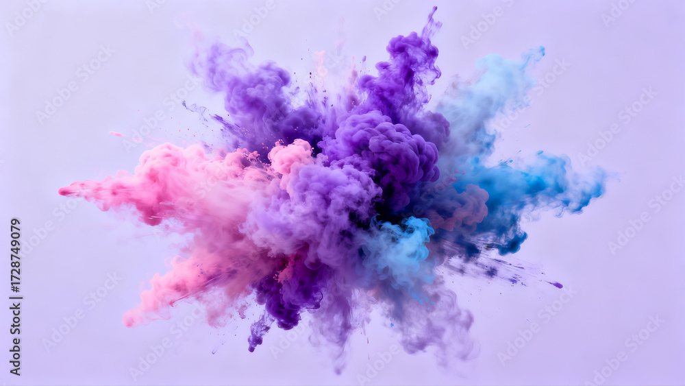 Fototapeta premium Colorful Tip Explosion Moment