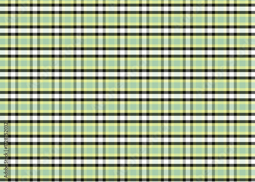 Green Tartan Check Pattern