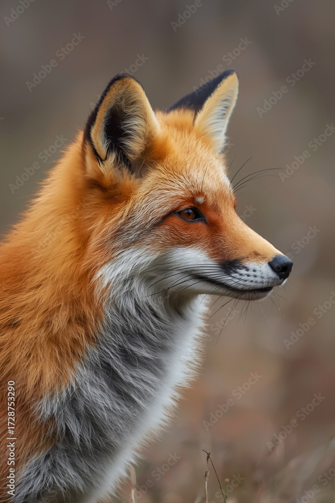 Fototapeta premium red fox in the wild