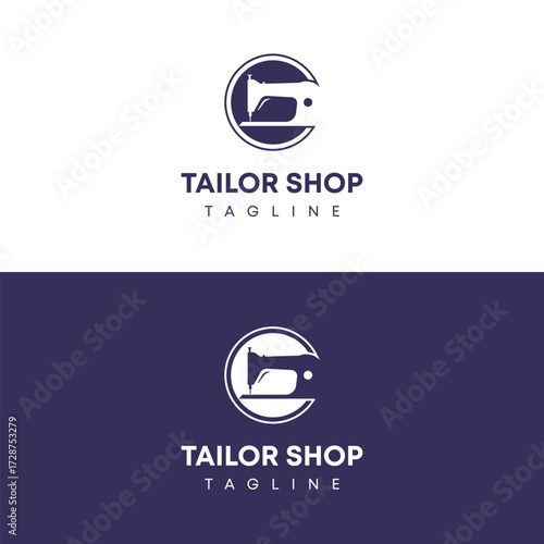 Tailor Shop Logo  Modern Branding Design for Apparel Business