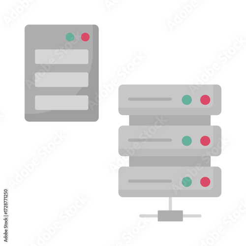 network server Vector Icon which can easily modify or edit