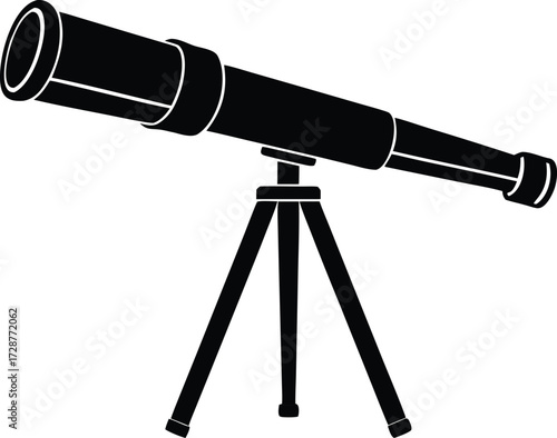 telescope design, astronomy symbol
