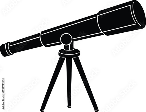 telescope design, astronomy symbol
