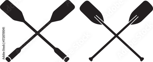 Oar icon, Rowing paddle vector, Kayak paddle illustration, Canoe oar silhouette, Boat paddle graphic, Water sport oar design, Paddle outline drawing, Rowing equipment clipart, Kayaking paddle symbol, 