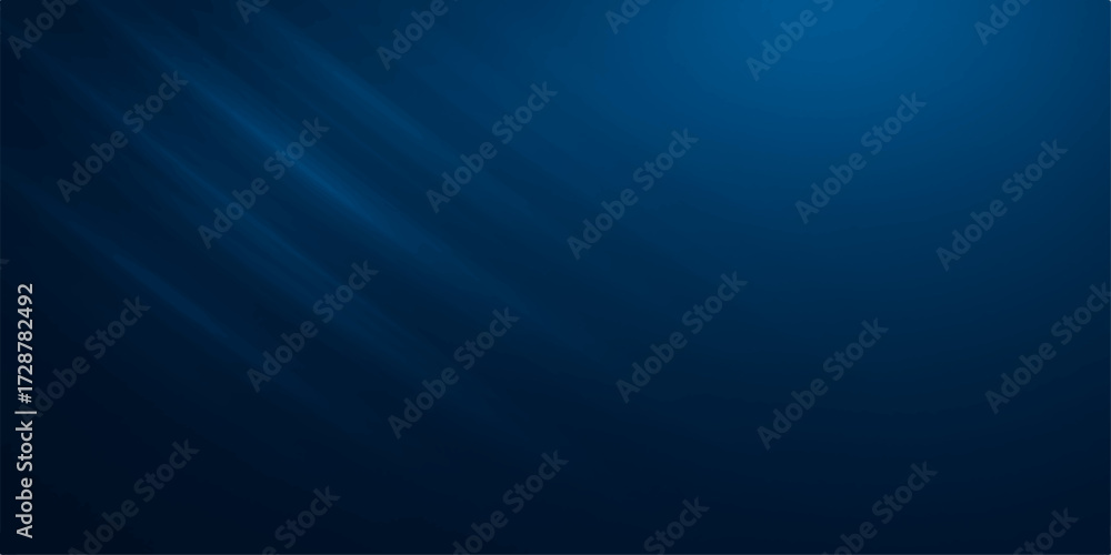 Fototapeta premium Abstract blue background with soft glowing rays of light creates a dynamic, wavy design