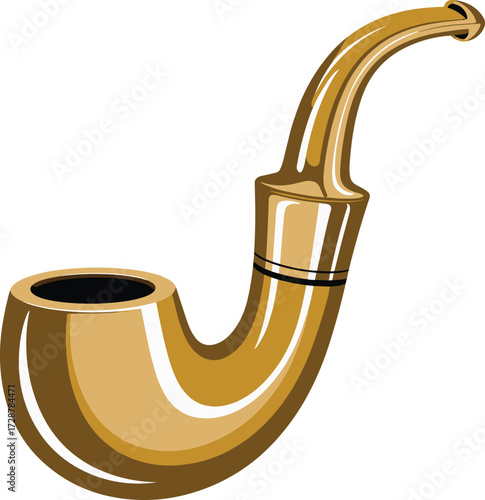 Decorative silver-plated shofar with Star of David, Jewish ceremonial ram horn, Yom Kippur symbol, Rosh Hashanah Judaica item