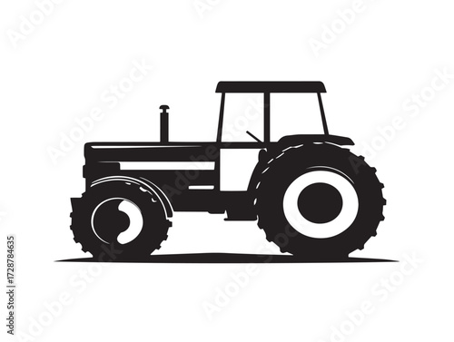 Stylish Farm Equipment Symbol in Professional Bold Silhouette Vector Illustration Artwork