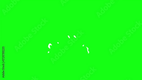 Blood Splatter Green Screen Overlay for Thriller and Action Video Effects
