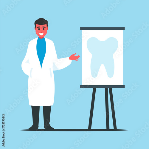 Dentist Doctor Vector Illustration