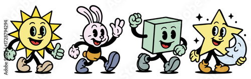 Moon and Stars Characters