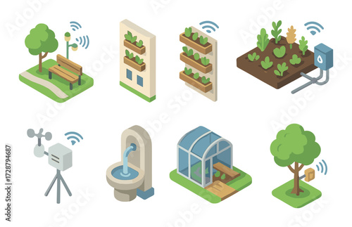 Smart urban gardening: iot technology in sustainable green spaces