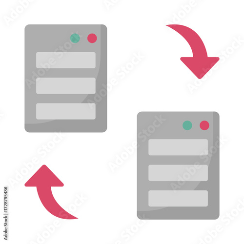  backup storage Vector Icon which can easily modify or edit
