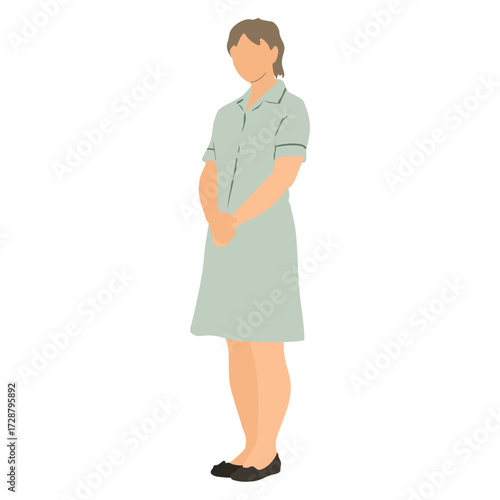 Female doctor in professional wear.