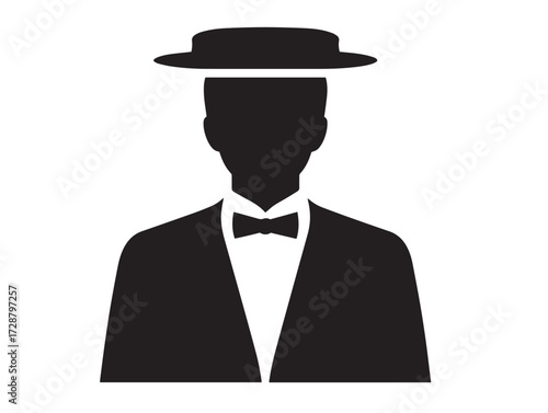 Hotel Service silhouette icon vector illustration solid black hospitality and accommodation