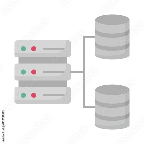 Big data, Vector Icon which can easily modify or edit
