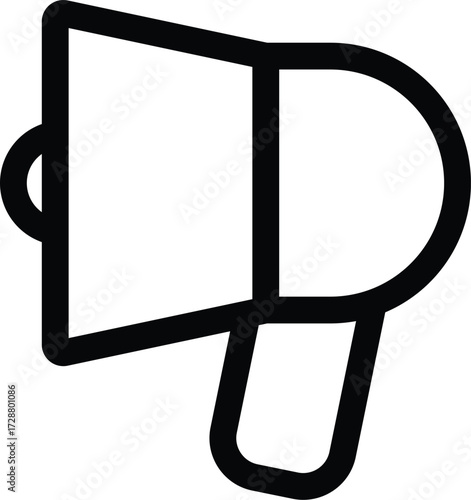 a megaphone is being used