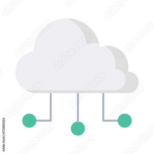 storage cloud  Vector Icon which can easily modify or edit