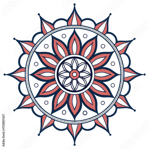 Mandala-Like Structures. Complex radial symmetry inspired by mandalas offering spiritual connections via pattern repetition.