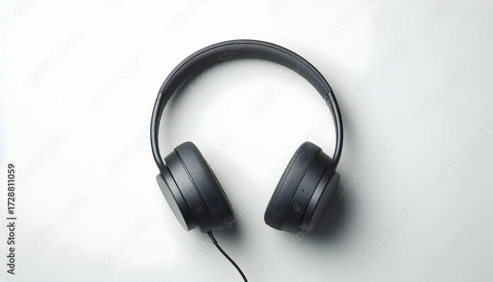 Fototapeta premium headphones isolated on white background