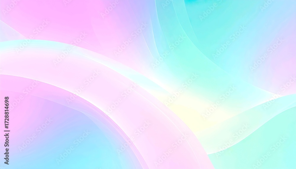 Obraz premium Pastel Gradient Blends Smooth Colors for Dreamy Digital Background