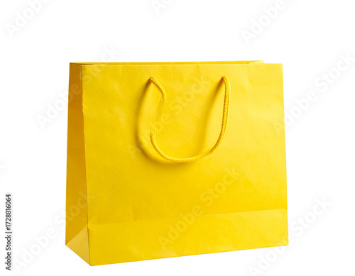 Yellow Shopping Bag PNG