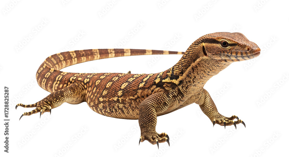 Naklejka premium Ackie Monitor with transparent png background