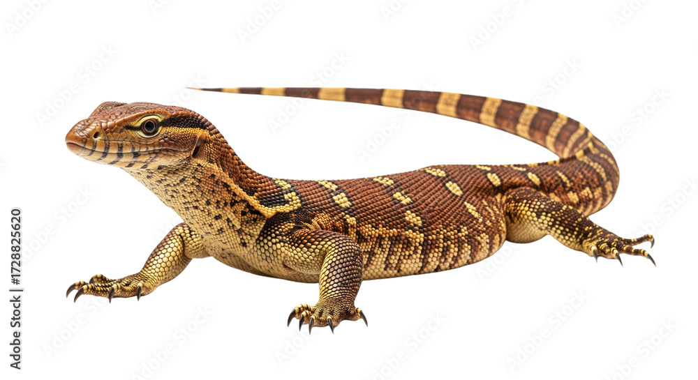 Naklejka premium Ackie Monitor with transparent png background