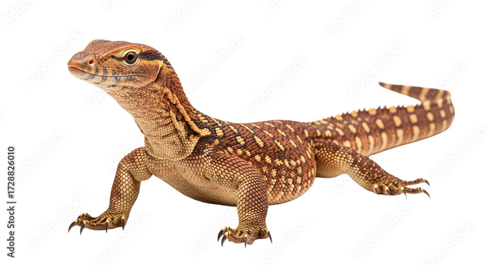 Naklejka premium Ackie Monitor with transparent png background