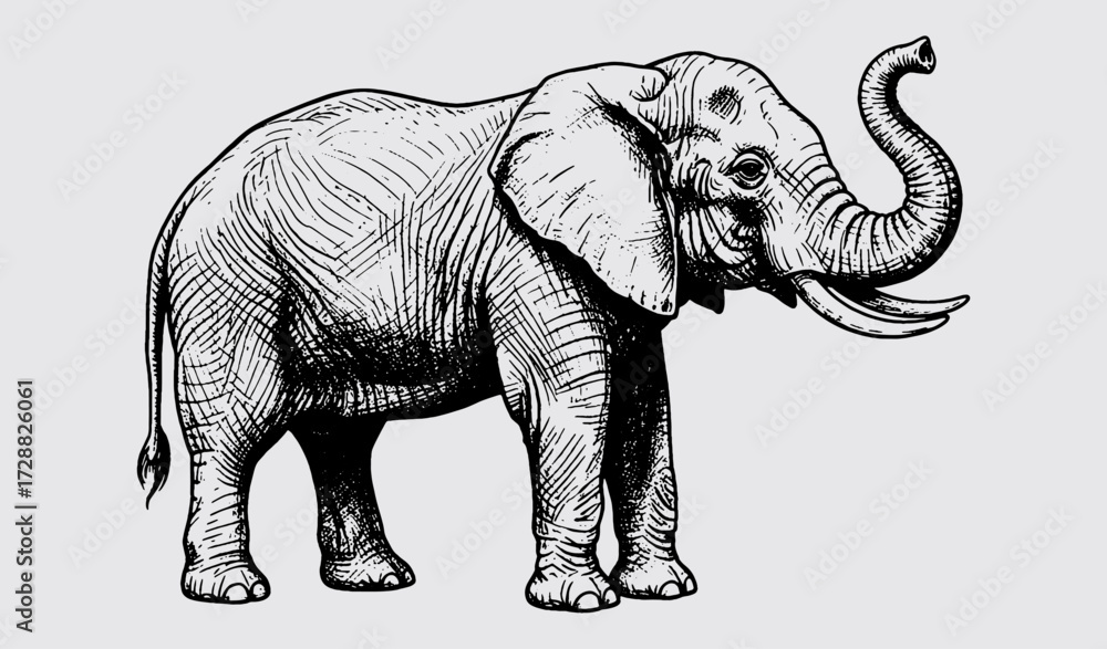Fototapeta premium elephant.eps