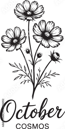 Month Of Birth Flower With Name