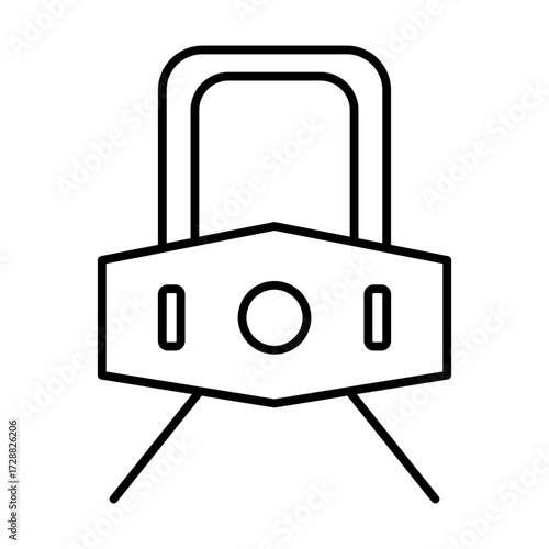 locomotive line icon