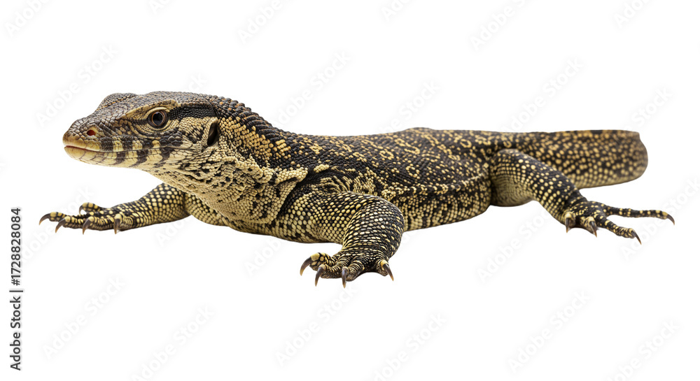 Fototapeta premium Ackie Monitor with transparent png background