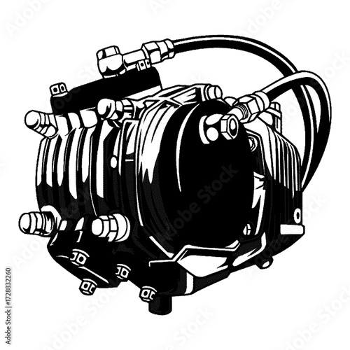Air compressor drawing