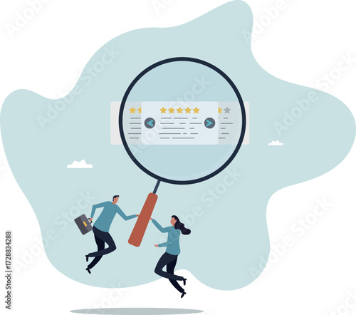 Reputation management team monitor online feedback rating to improve brand positive rank and gain customer trust .about a man and his life.