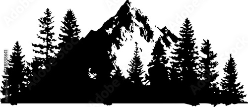 "Peaceful Mountain Forest"